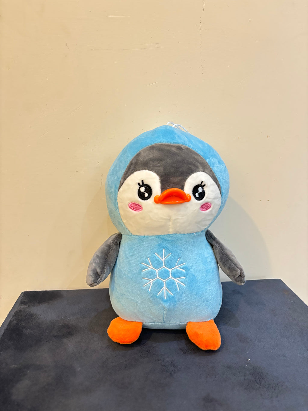 Winter penguin plushie