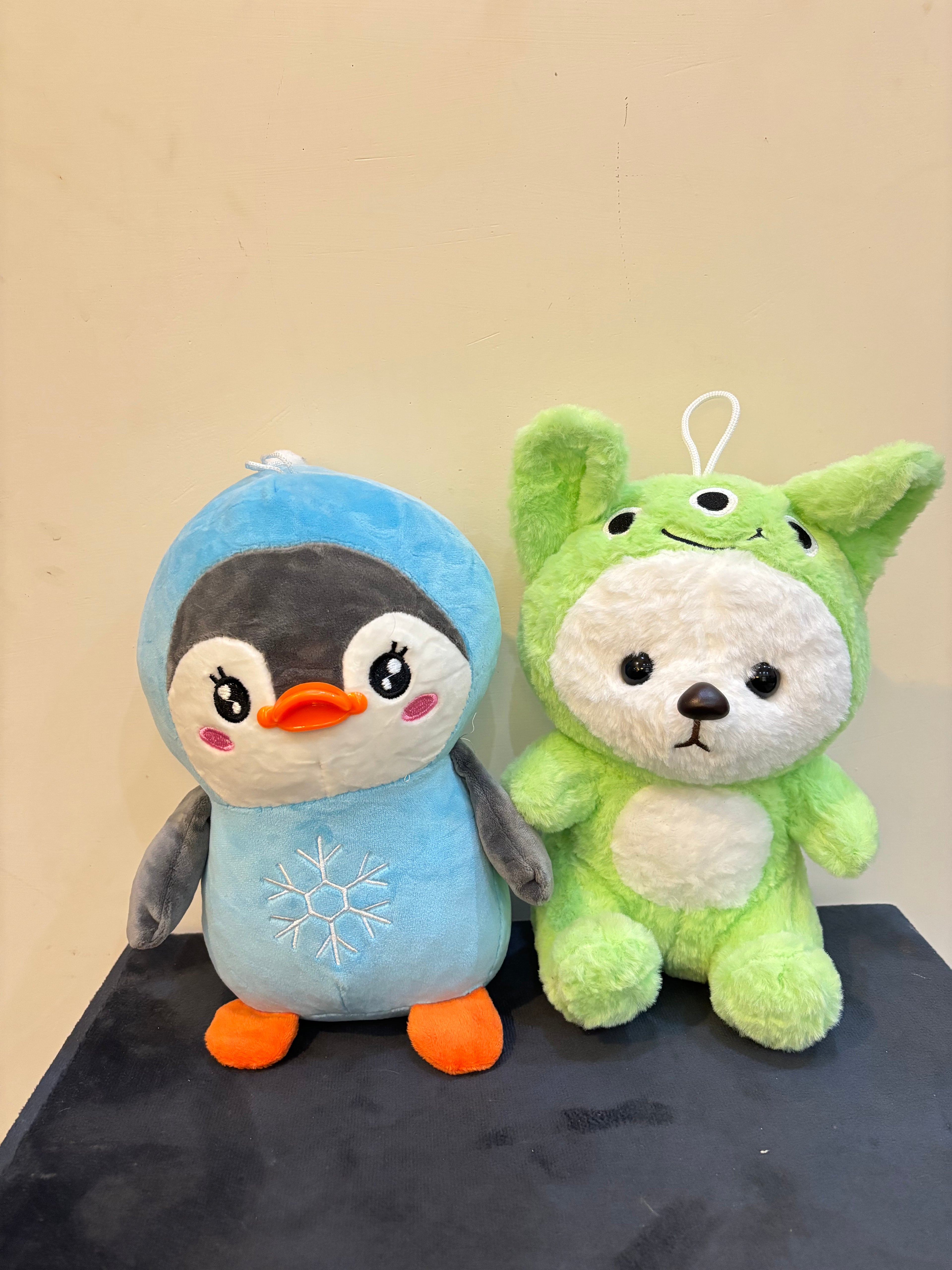Winter penguin plushie