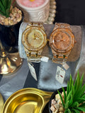 High quality “crystal time” stone watch