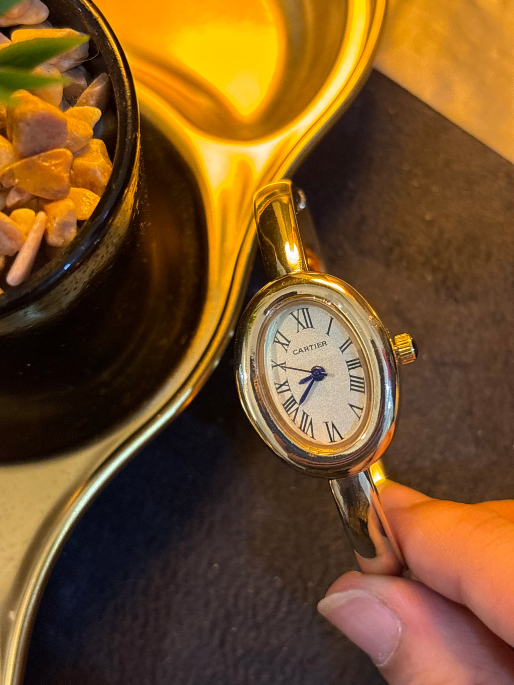 High quality stainless steel  bangle watch